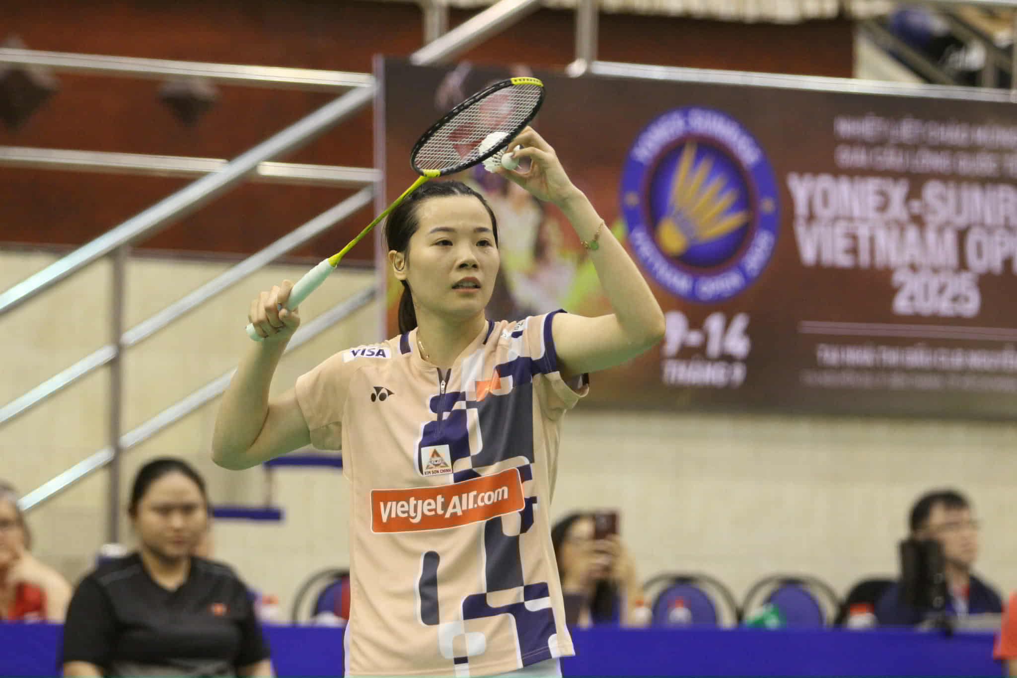 Thùy Linh không thể bảo vệ ngôi vô địch Vietnam Open 2025